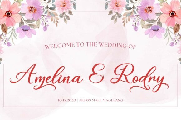 Beautiful Dealove Font PNG with transparent background - Preview 4