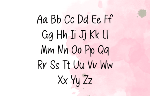Blooming Font - Preview 1