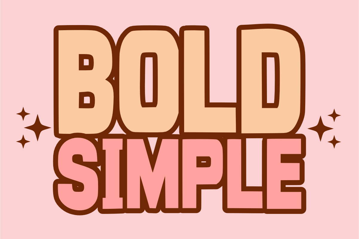 Bold Simple preview, placeholder image