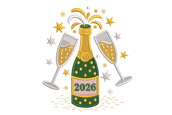 Champagne Bottle – New Year