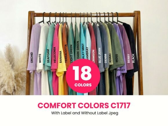 Color Chart Comfort Colors C1717