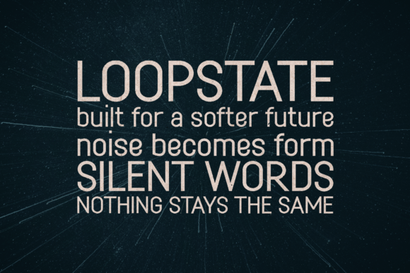 Cult Void Font PNG with transparent background - Preview 3