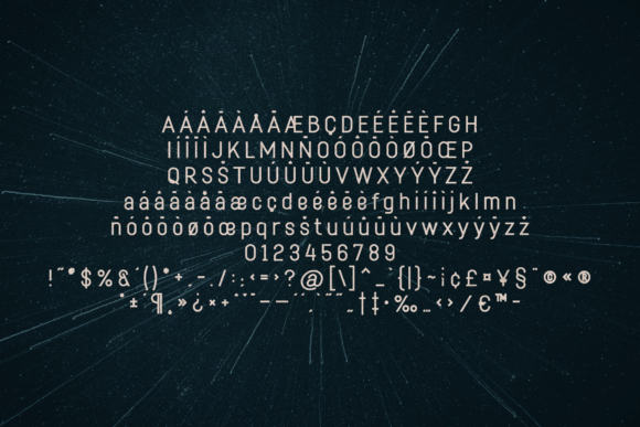 Cult Void Font PNG with transparent background - Preview 4