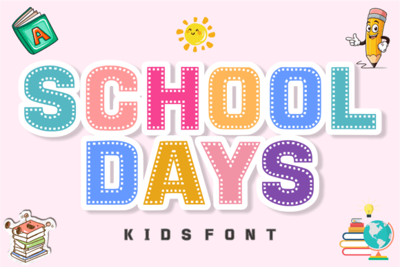Cute Teacher Font - Preview 1
