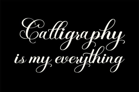 Friday Calligraphy Font - Preview 4
