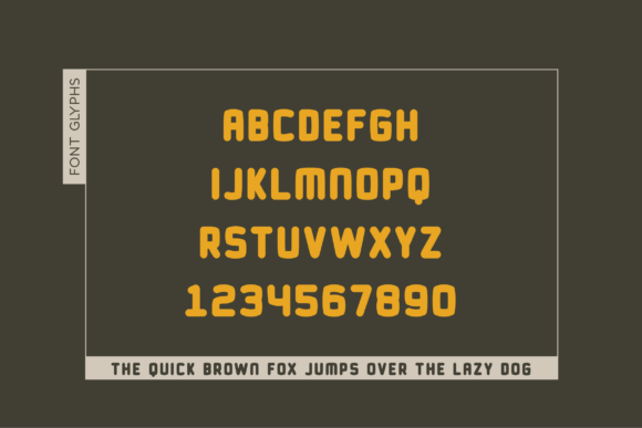 Goerban Font PNG with transparent background - Preview 3