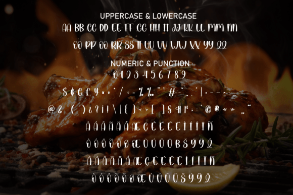 Grilled Chicken Font - Preview 6