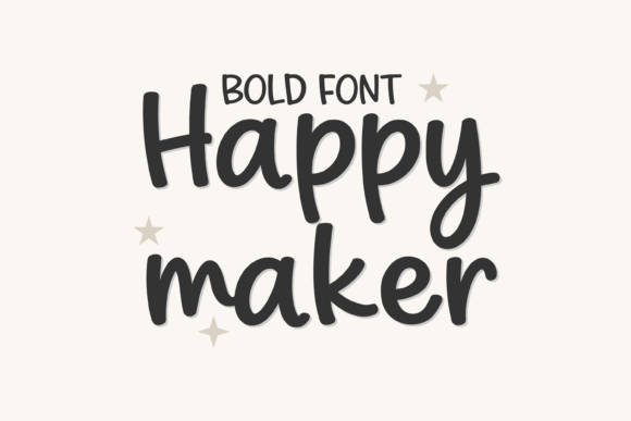 Happy Maker Font - Preview 1