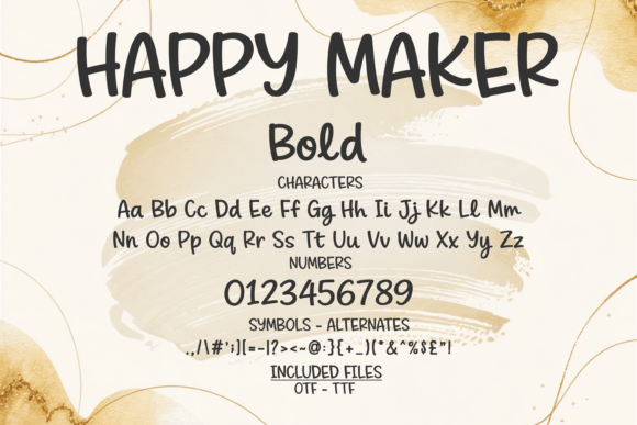 Happy Maker Font - Preview 3