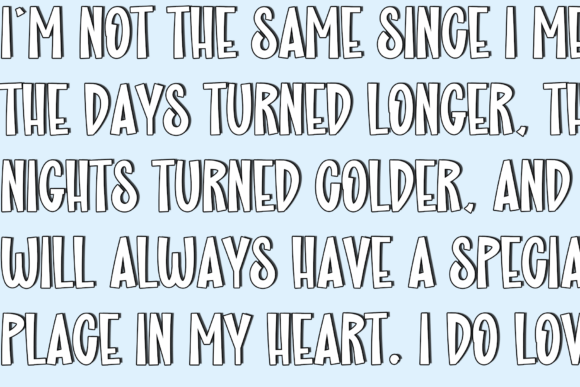 Heart Font - Preview 2