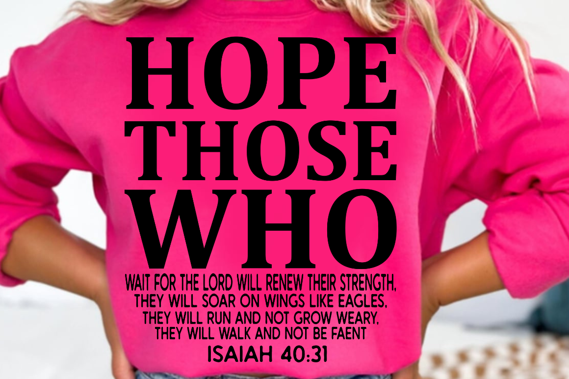 Hope Christian Bible Verse Svg Graphic by Craft Store25 · Creative Fabrica