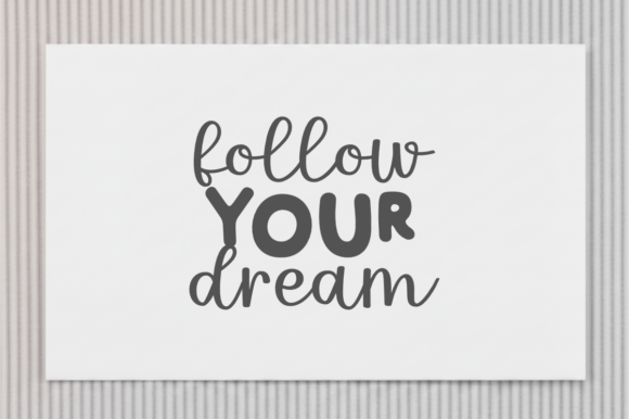 Kiddos Delight Duo Font PNG with transparent background - Preview 3