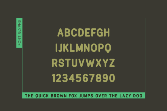 Landfield Font PNG with transparent background - Preview 3