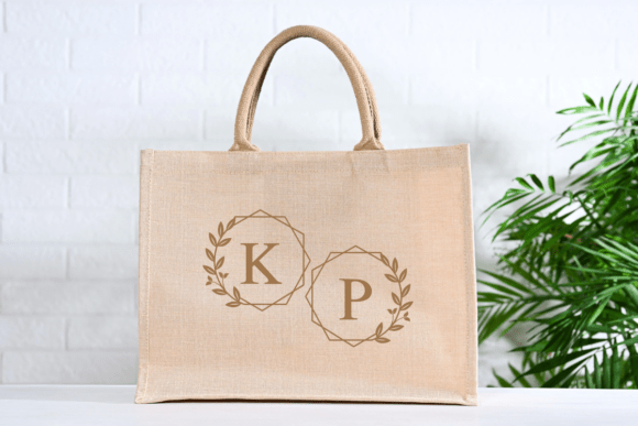 Laurel Monogram Font PNG with transparent background - Preview 3