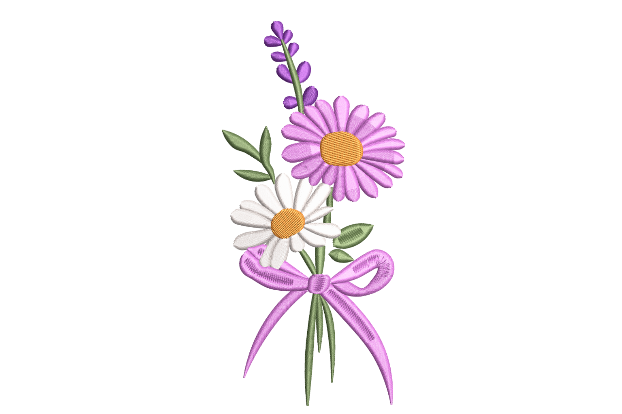 Lavender Daisy Posy - Floral