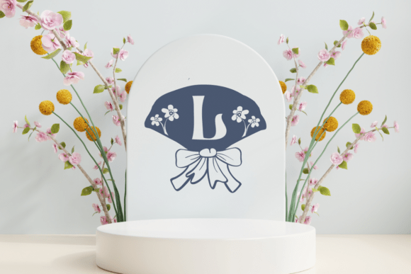Letter Flower Font PNG with transparent background - Preview 5