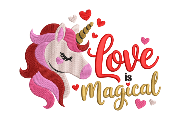 Love is Magical – Valentine Unicorn