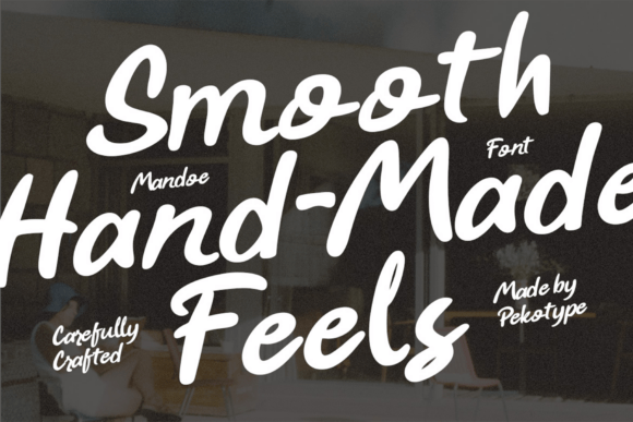 Mandoe Font PNG with transparent background - Preview 1