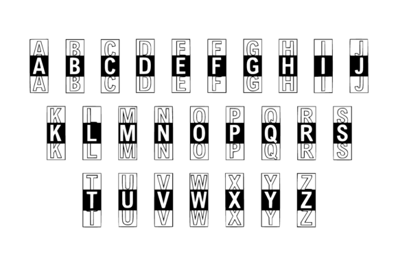 Minions Font PNG with transparent background - Preview 4