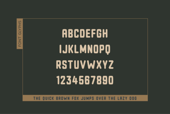 Moderga Font PNG with transparent background - Preview 3