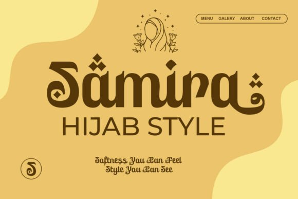 Ruhia Arabic Font PNG with transparent background - Preview 1