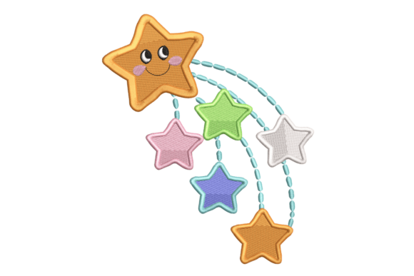 Smiling Shooting Star – Cute Nursery
