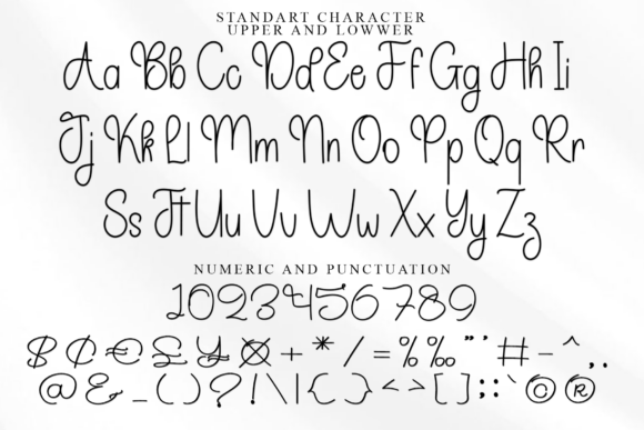 Smooth Handwriting Font font preview - 4