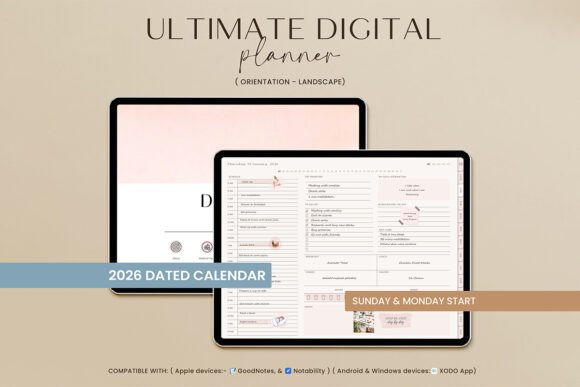 All-in-One Digital Planner, GoodNotes