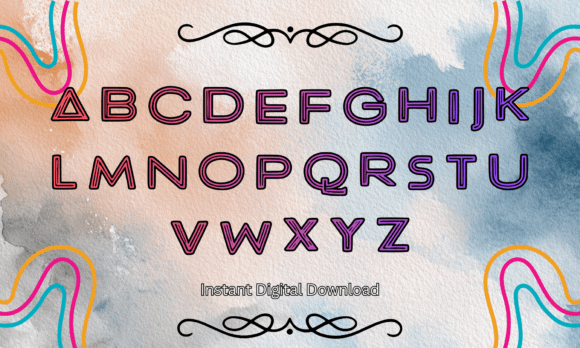 Art Deco Font - Preview 1