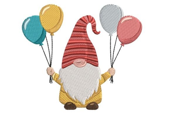 Birthday Balloon Gnome
