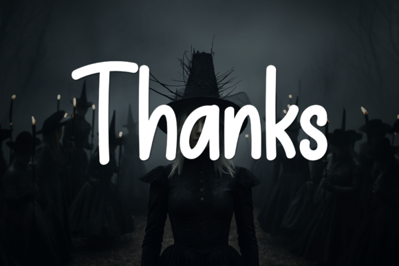 Black Witches Font - Preview 6