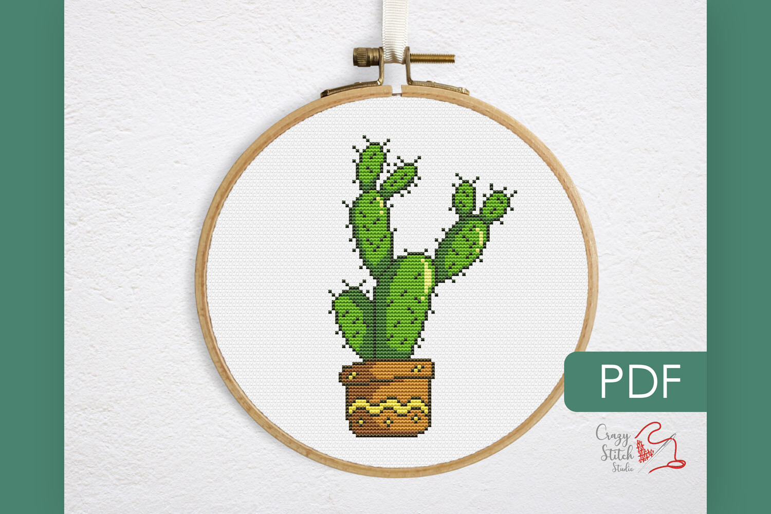Cactus Cross Stitch Pattern