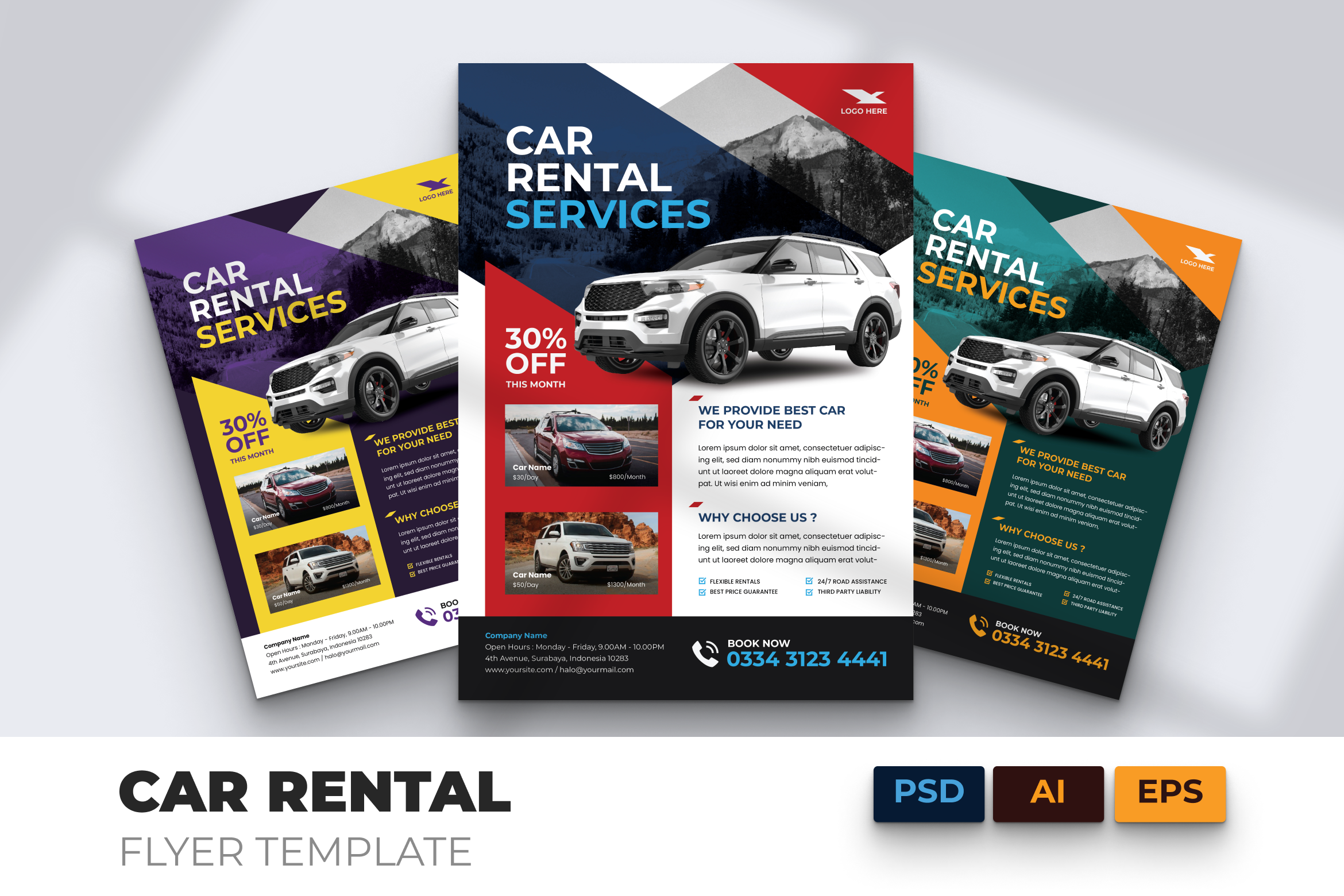 Car Rental Flyer