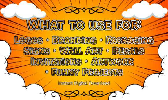 Cartoon Outline Font - Preview 3