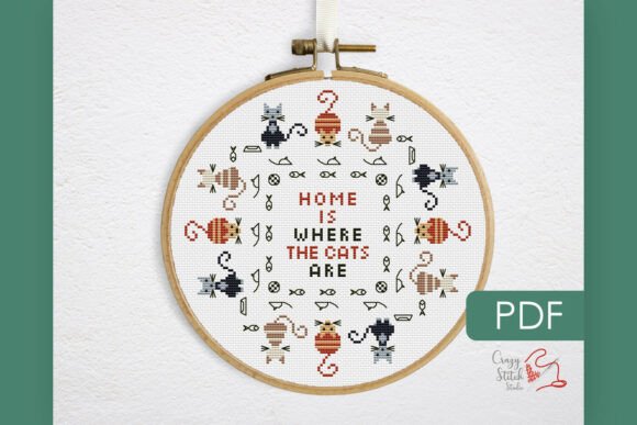 Cat Cross Stitch Pattern