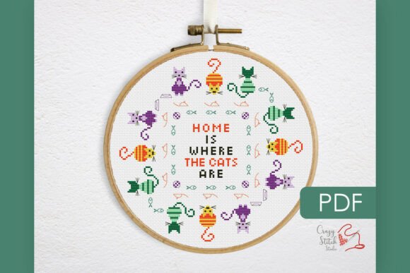 Cat Cross Stitch Pattern