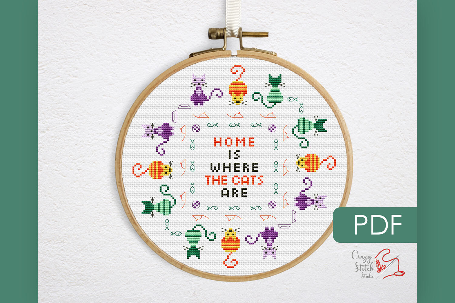 Cat Cross Stitch Pattern