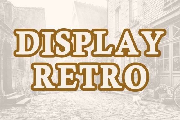 Color Vintage Font - Preview 1