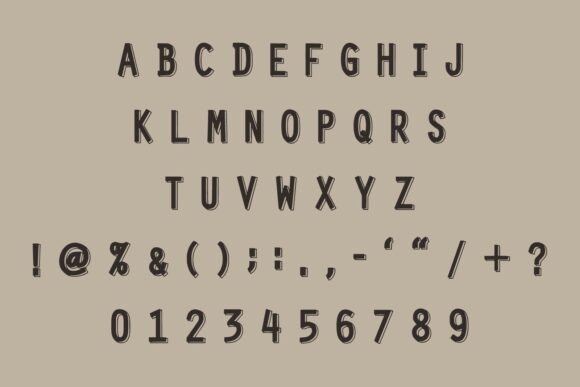 Creative Project Font PNG with transparent background - Preview 3