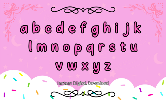 Cute Girly Font - Preview 2