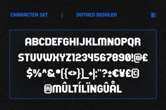 Dothed Font - Preview 2
