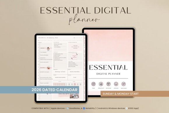 Essential Digital Planner, Goodnotes - GoodNotes