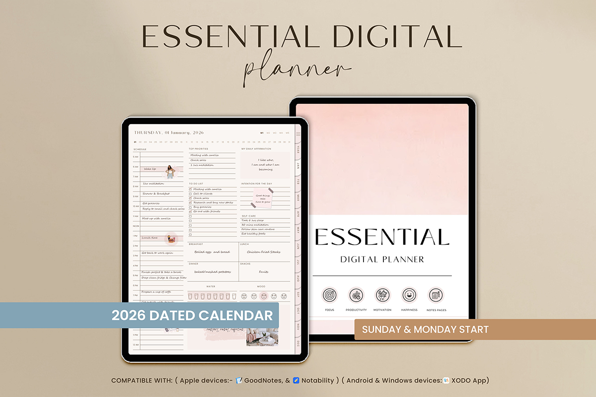 Essential Digital Planner, Goodnotes
