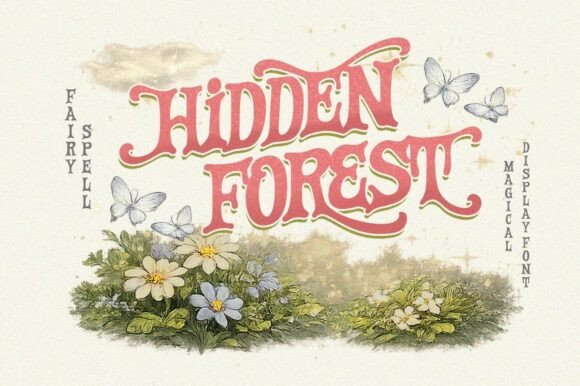 Fairy Spell Font PNG with transparent background - Preview 2