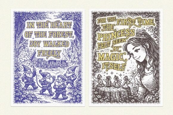 Fairy Spell Font PNG with transparent background - Preview 5