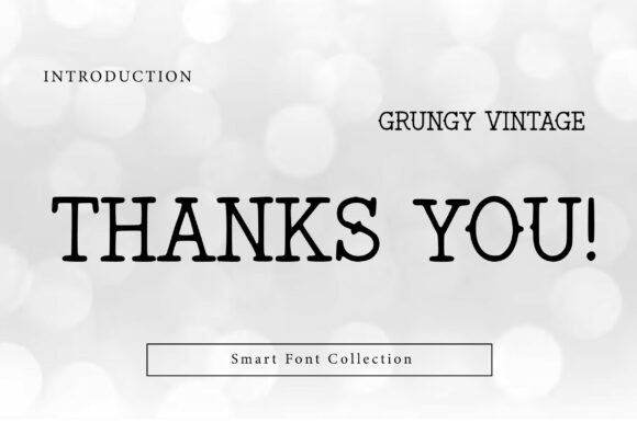 Grungy Vintage Font PNG with transparent background - Preview 2