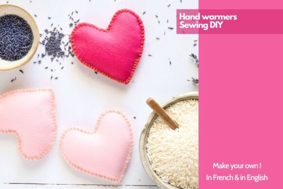 Hearts Hand-warmers Sewing DIY