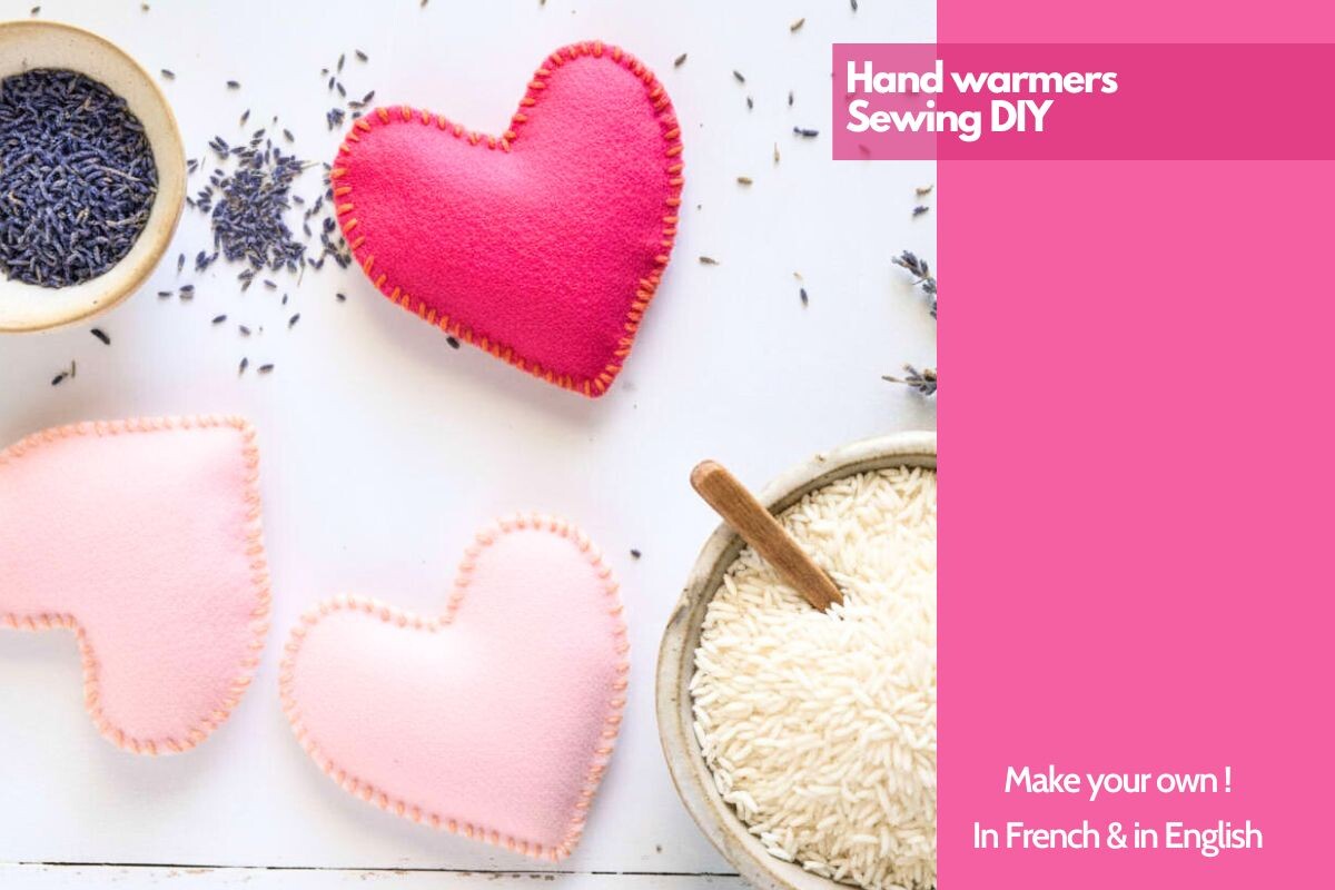 Hearts Hand-warmers Sewing DIY