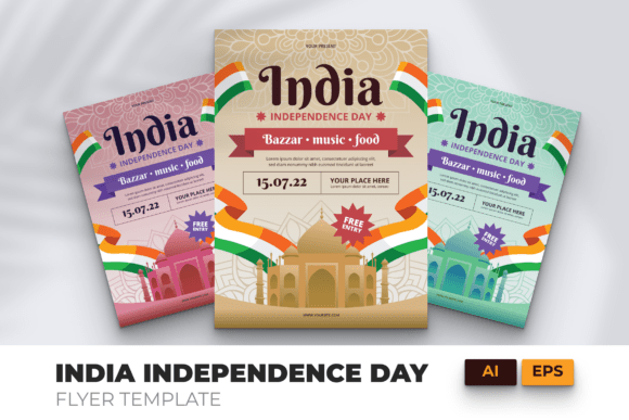 Independen Day India V2 Flyer