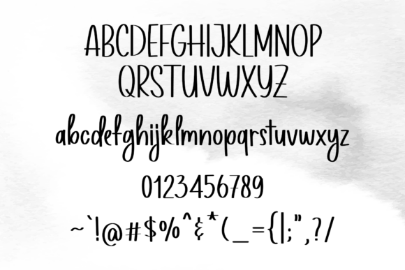 Monoline Handwriting Font PNG with transparent background - Preview 5